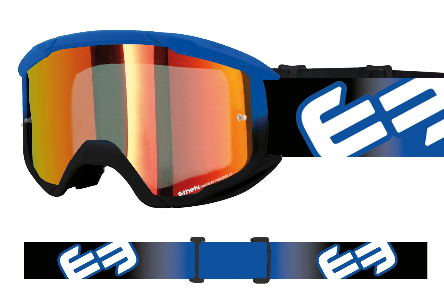 06 Evolution Top Sfumato Nero / Blu