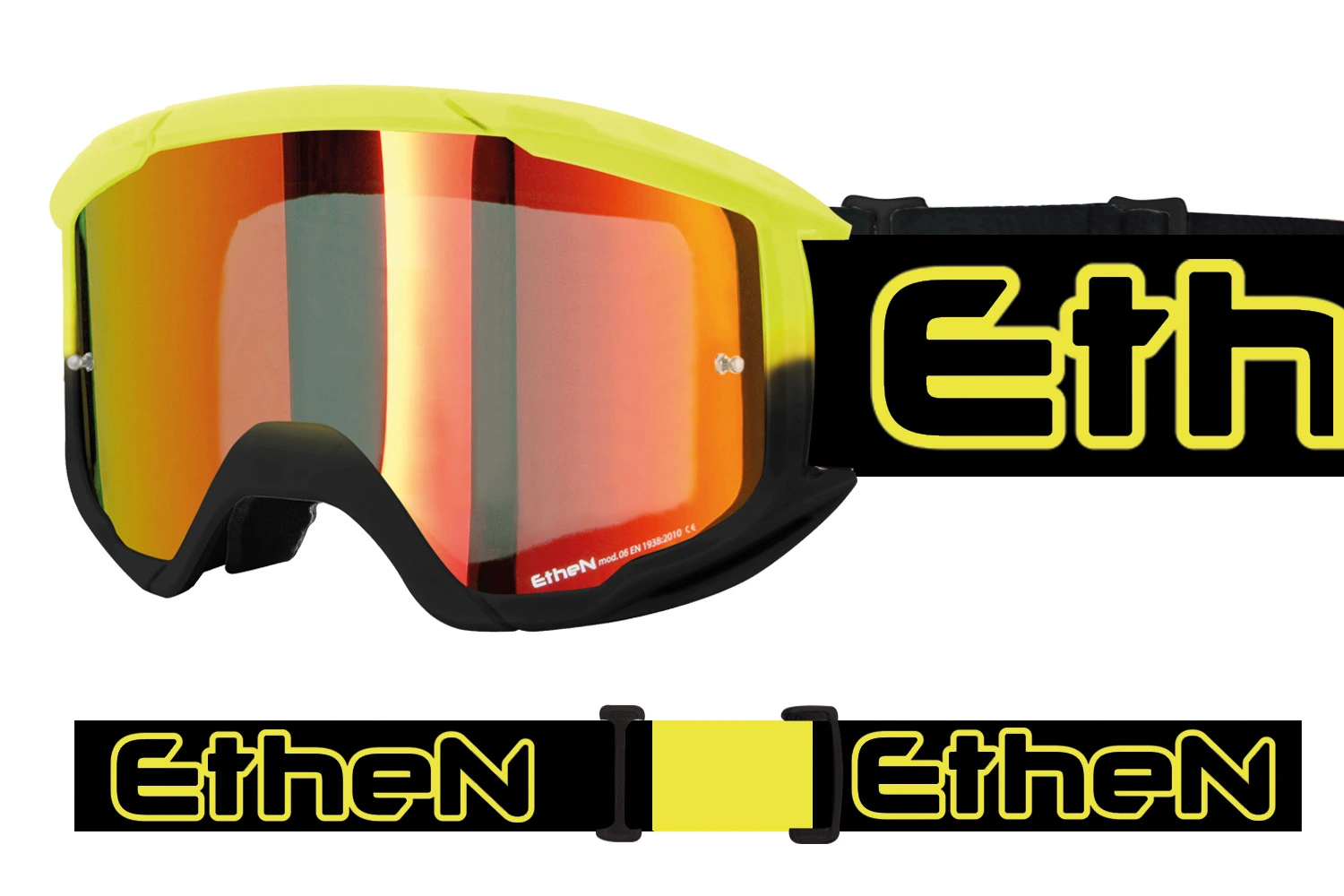06 Evolution Top Sfumato Nero / Giallo Fluo
